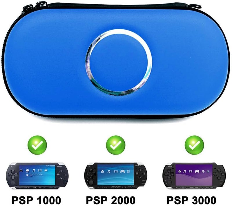 OSTENT حقيبة حمل صلبة لحماية جهاز سوني PSP 1000 2000 3000 لون أزرق - Image 5